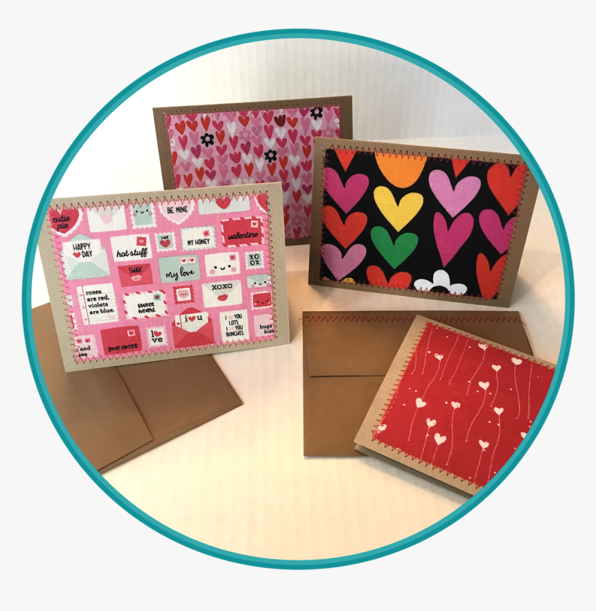 Valentine S Quilted Notecards - Paper, HD Png Download