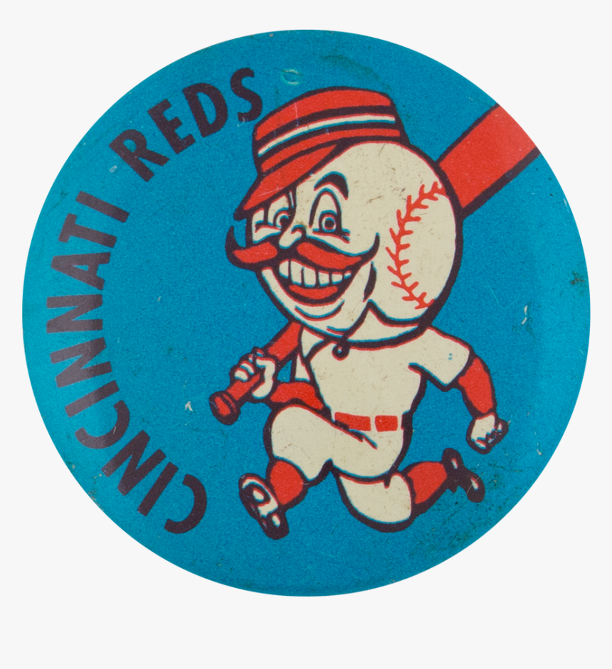 Cincinnati Reds Sports Button Museum - Cartoon, HD Png Download