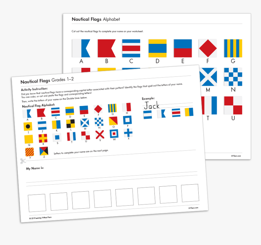 Nautical Download Thumbnail - Nautical Letters, HD Png Download