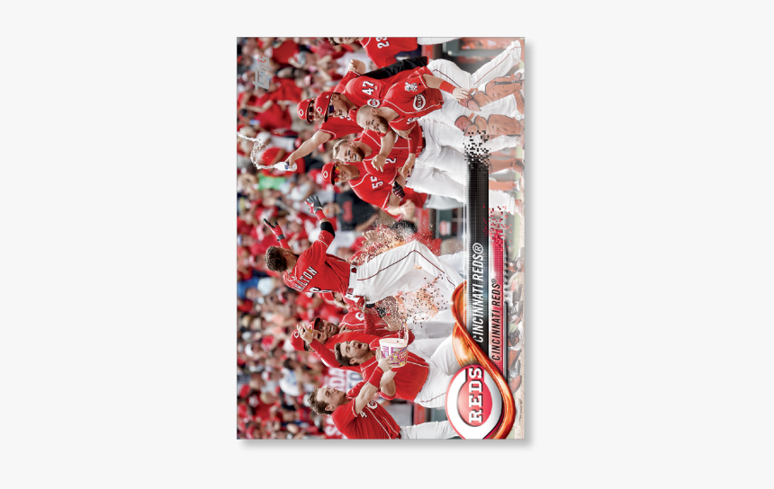 2018 Topps Baseball Series 2 Cincinnati Reds Base Poster - Cincinnati Reds, HD Png Download
