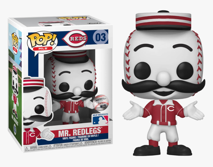 Redlegs Cincinnati Reds Funko Pop Vinyl Figure - Mr Redlegs Funko Pop, HD Png Download