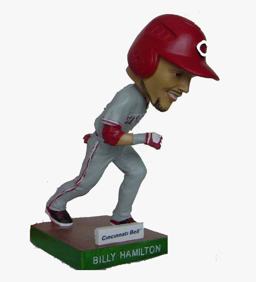 Billy Hamilton Cincinnati Reds Running Bobble 15 Cincinnati - Figurine, HD Png Download