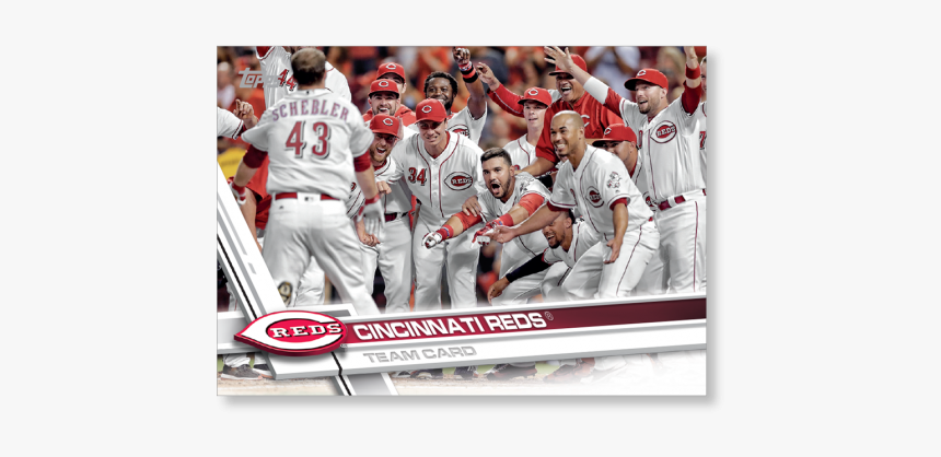 Cincinnati Reds 2017 Topps Baseball Series 2 Team Cards - Team, HD Png Download