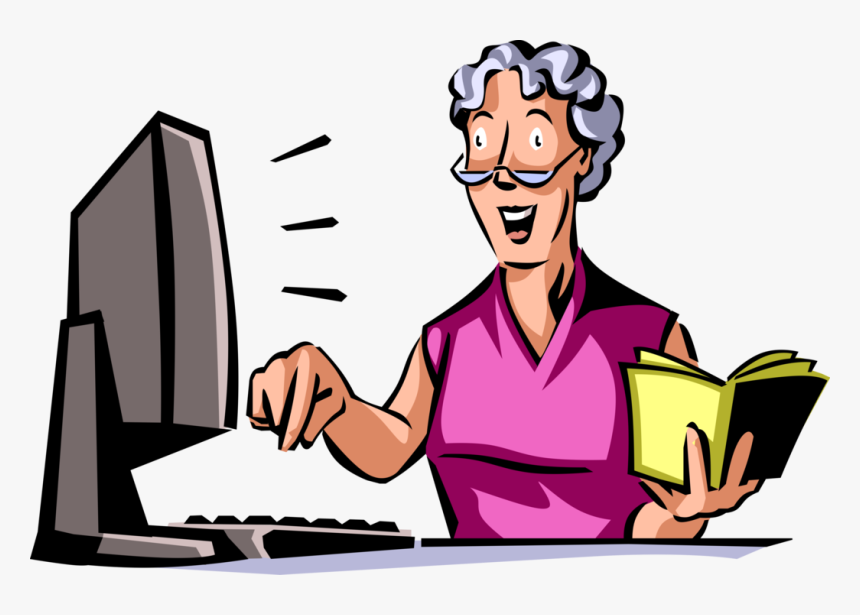 Transparent Business Woman Silhouette Png - Cartoon, Png Download