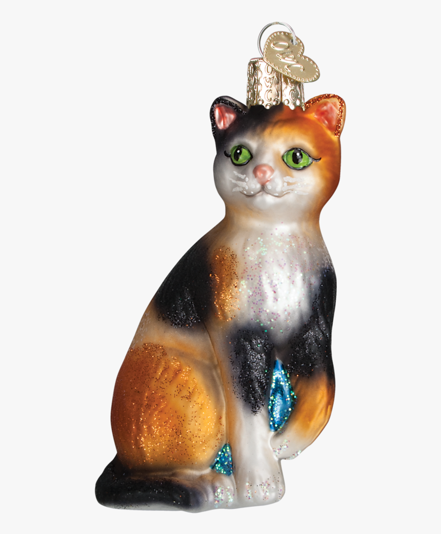 Christmas Ornament Cat Calico, HD Png Download