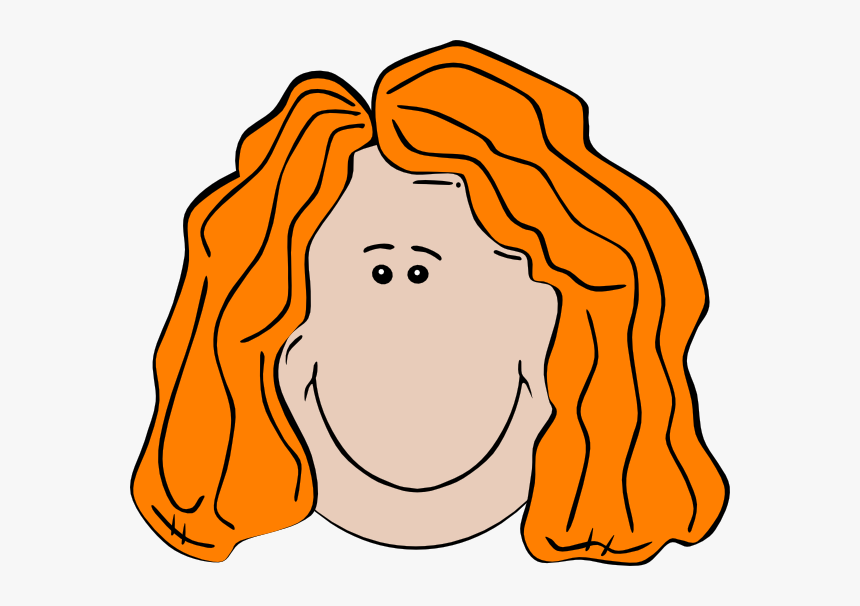Light Brown Girl Svg Clip Arts - Cartoon Girl With Blonde Hair, HD Png Download