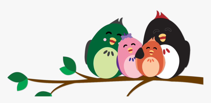 Logo Transparent Birds - Cartoon, HD Png Download