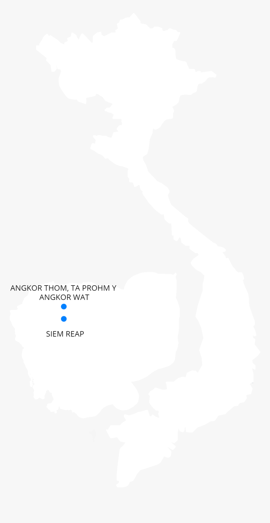 Siem Reap Angkorwat Angkorthom Taprohm - Vietnam Outline Map Black, HD Png Download