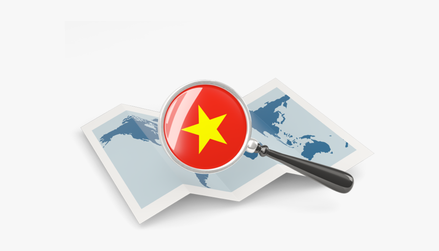 Magnified Flag With Map - New Zealand Flag On Map Png, Transparent Png