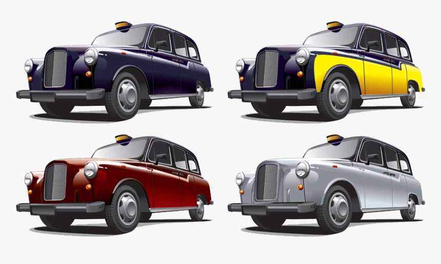 Vintage London Cab, HD Png Download