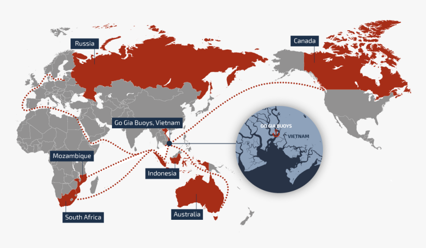World Map With Borders Vector, HD Png Download