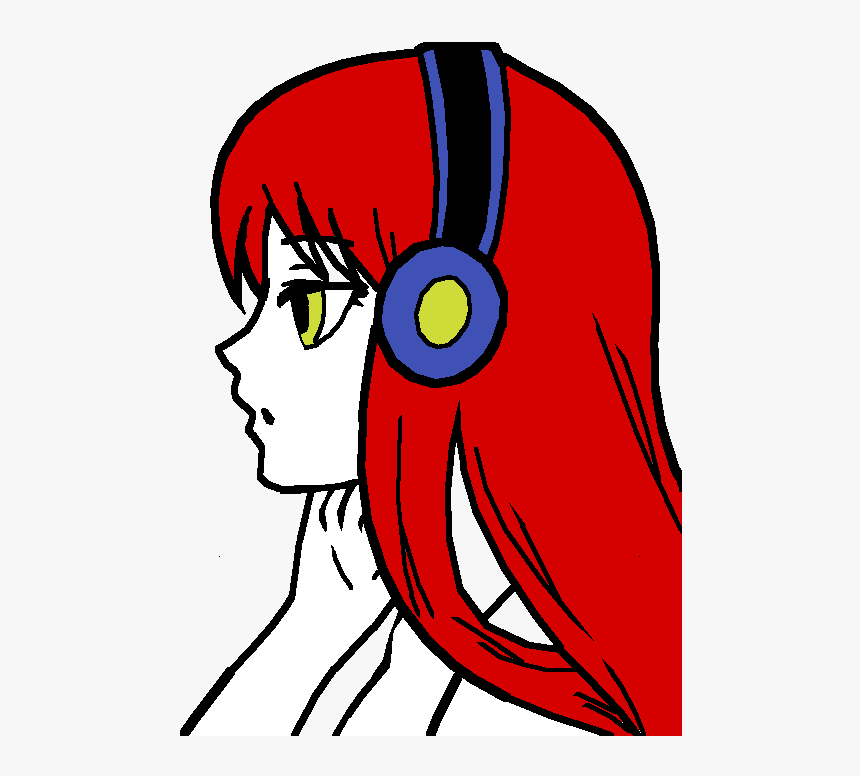 Transparent Crazy Person Clip Art - Girl Who Loves Music, HD Png Download