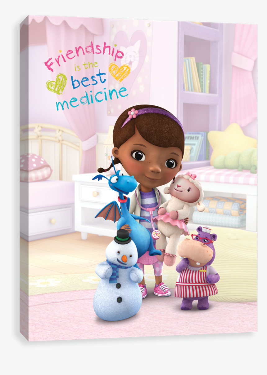 Doc Mcstuffins Friendship Is The Best Medicine - Transparent Doc Mcstuffins Png, Png Download