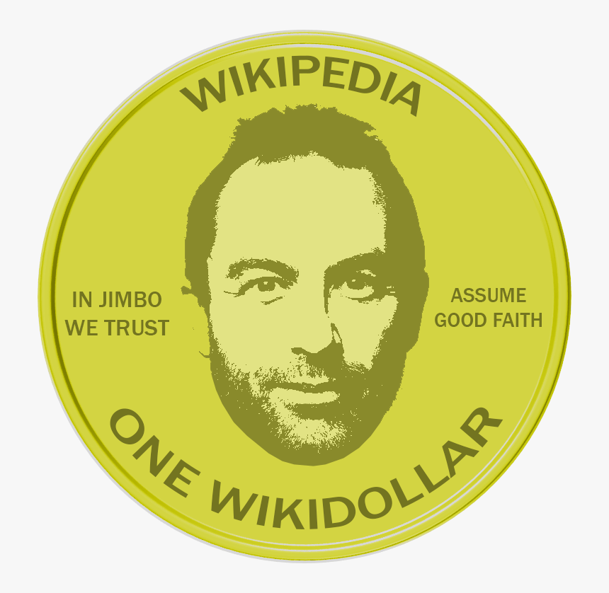 Wikiproject Numismatics Gold Wikidollar Award - Label, HD Png Download