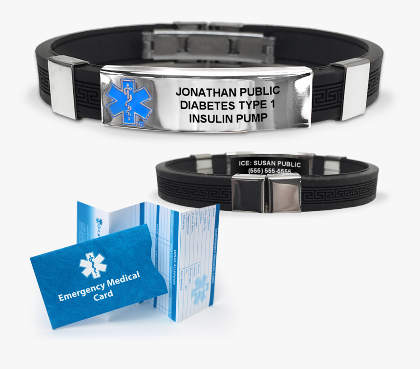 Personalized Medic Alert Bracelet, HD Png Download