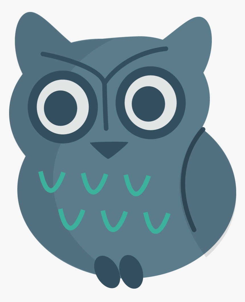 Owl Free To Use Clipart - Transparent Owl Icon, HD Png Download