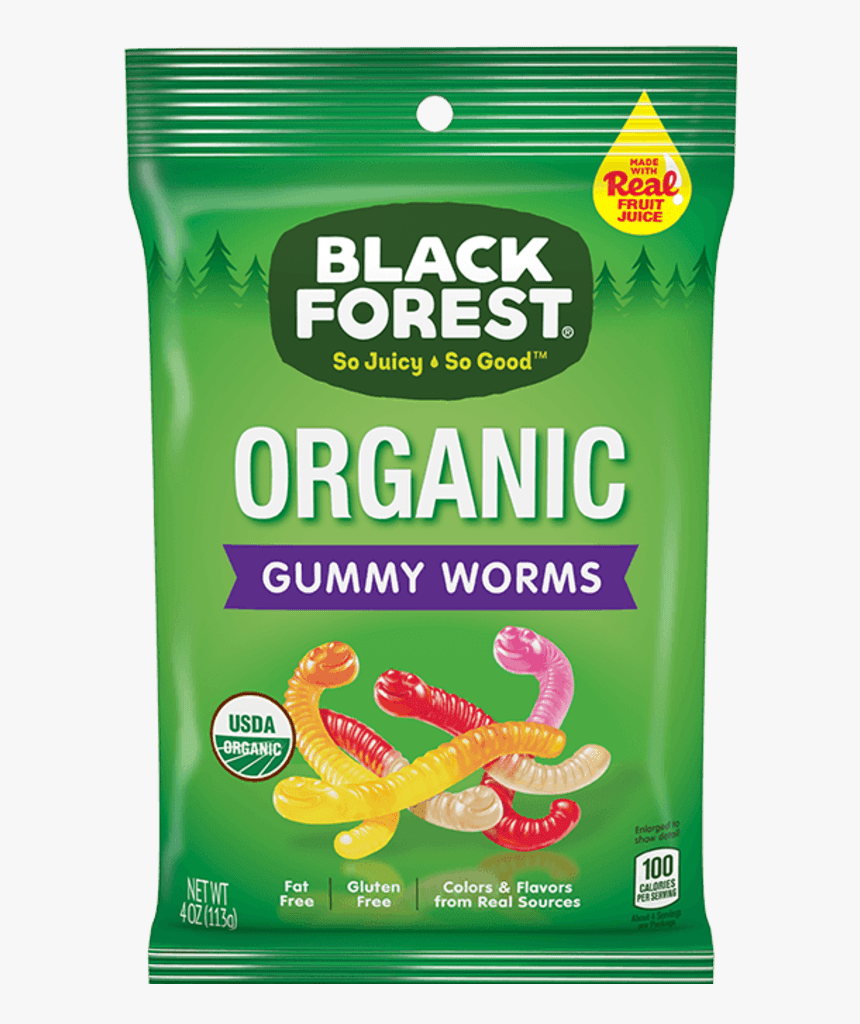 Black Forest Gummy Worms - Tap4 Mein Grünes / Wiesen Edel Weisse, HD Png Download