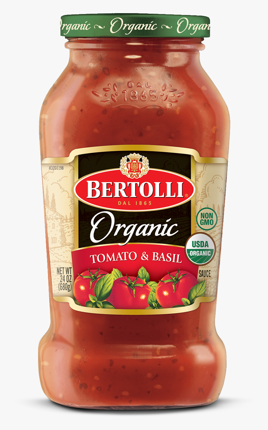 Transparent Tomato Sauce Png - Bertolli Olive Oil Basil Garlic, Png Download