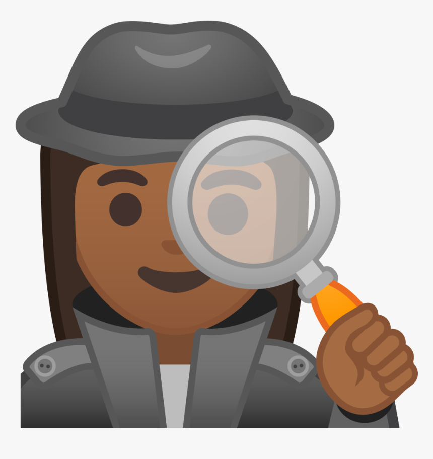 Transparent Magnifying Glass Icon Png - Detective Magnifying Glass Icon, Png Download