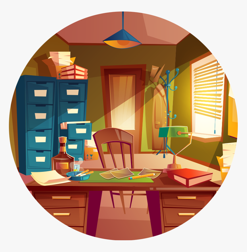Transparent Investigator Png - Office Illustration, Png Download