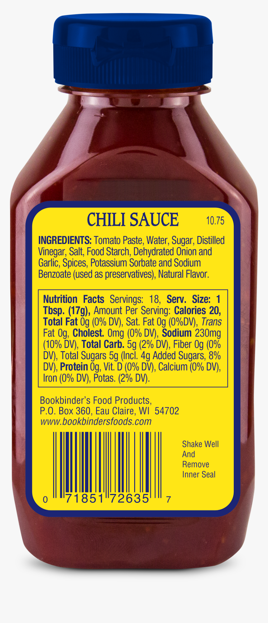 Chili Sauce - Bottle, HD Png Download