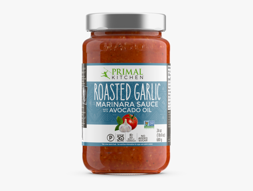 What S Inside Roasted Garlic Marinara Sauce - Primal Kitchen Marinara Sauce, HD Png Download