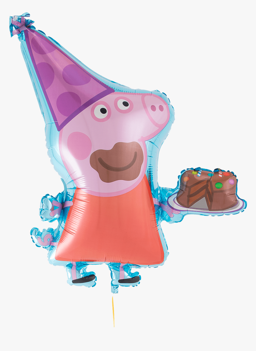 Peppa Pig Birthday Cake Supershape - Cartoon, HD Png Download