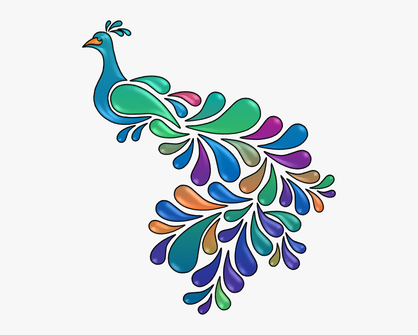 Bordado Mexicano Pavo Real, HD Png Download