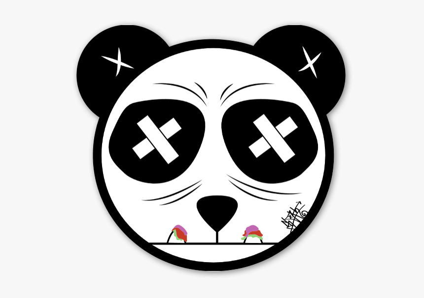 Sloth Panda Sticker - Graffiti Panda, HD Png Download