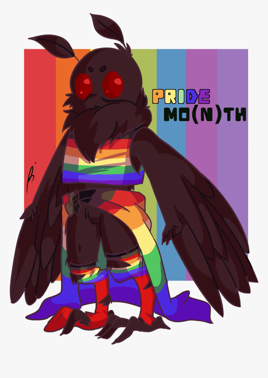 Gay Mothman, HD Png Download