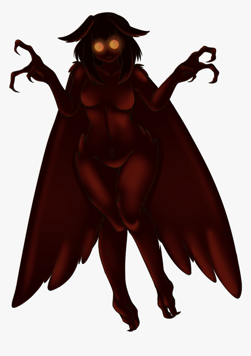 Mothlady - Cartoon, HD Png Download