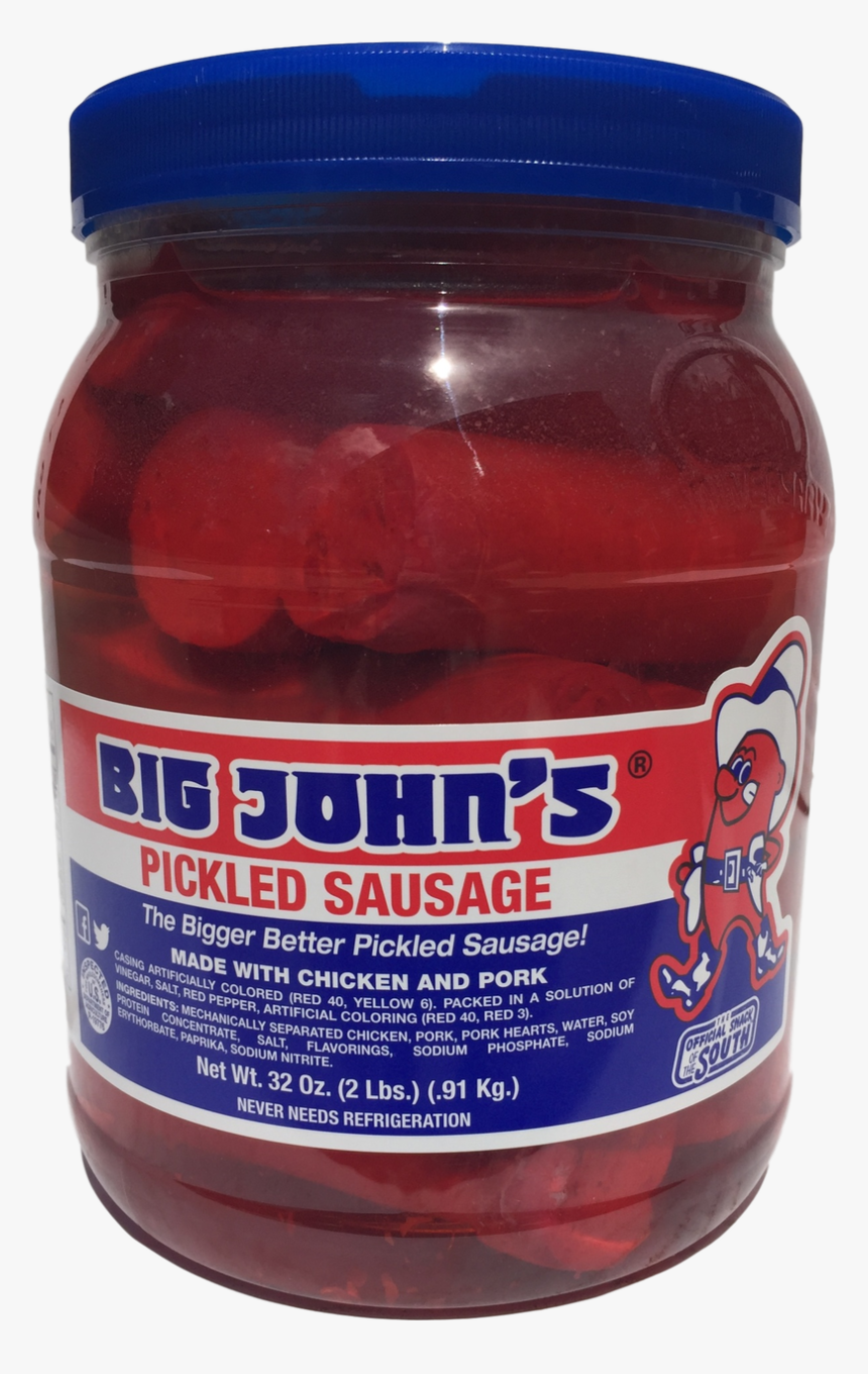 Big John S Pickled Sausage - Strawberry, HD Png Download
