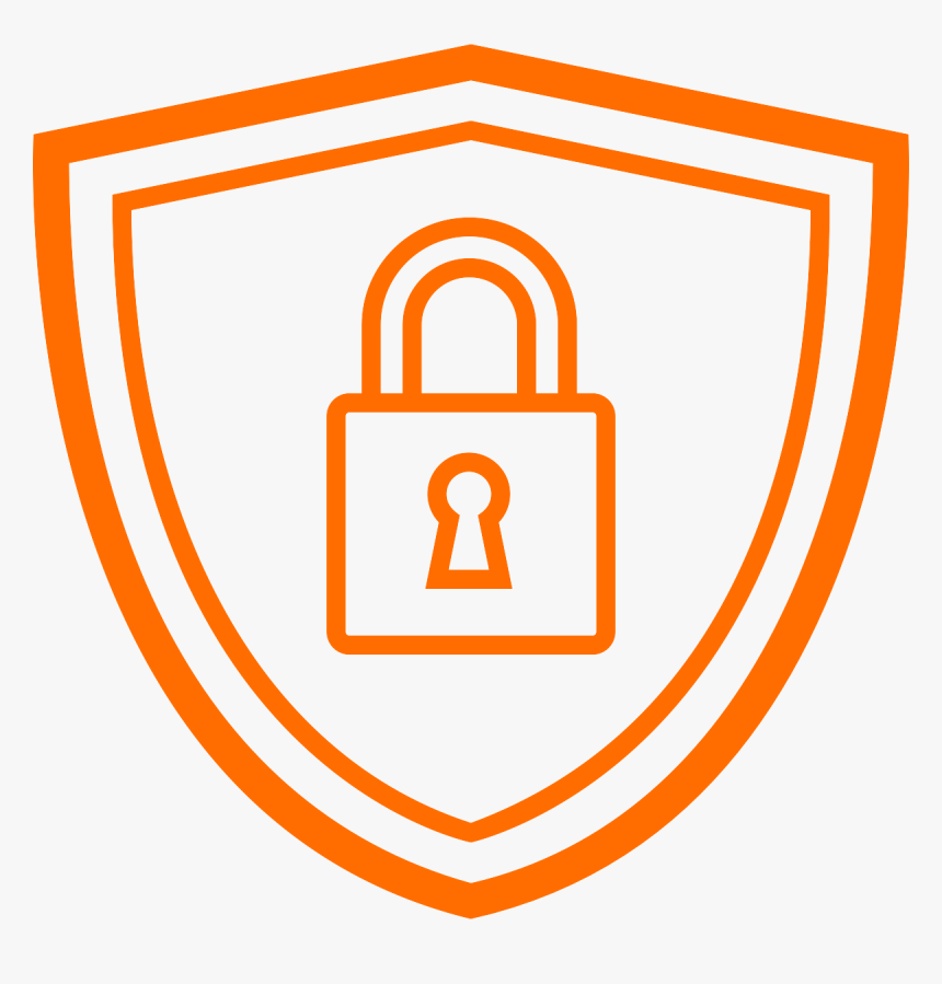 Noun Security Shield 1966901 Ff6d00 - Icono De Mente Cerrada, HD Png Download