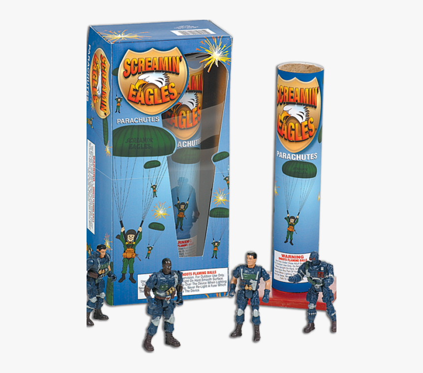 Firework Army Men Parachutes, HD Png Download