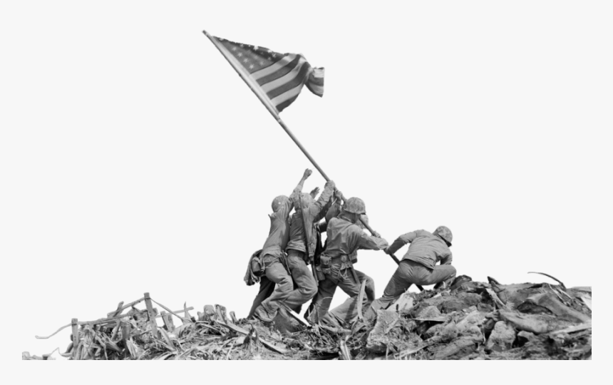 Iwo Jima Flag Raising, HD Png Download