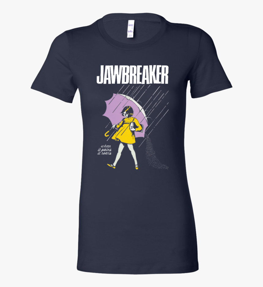 Jawbreaker Salt Girl Womens Navy Tee, HD Png Download