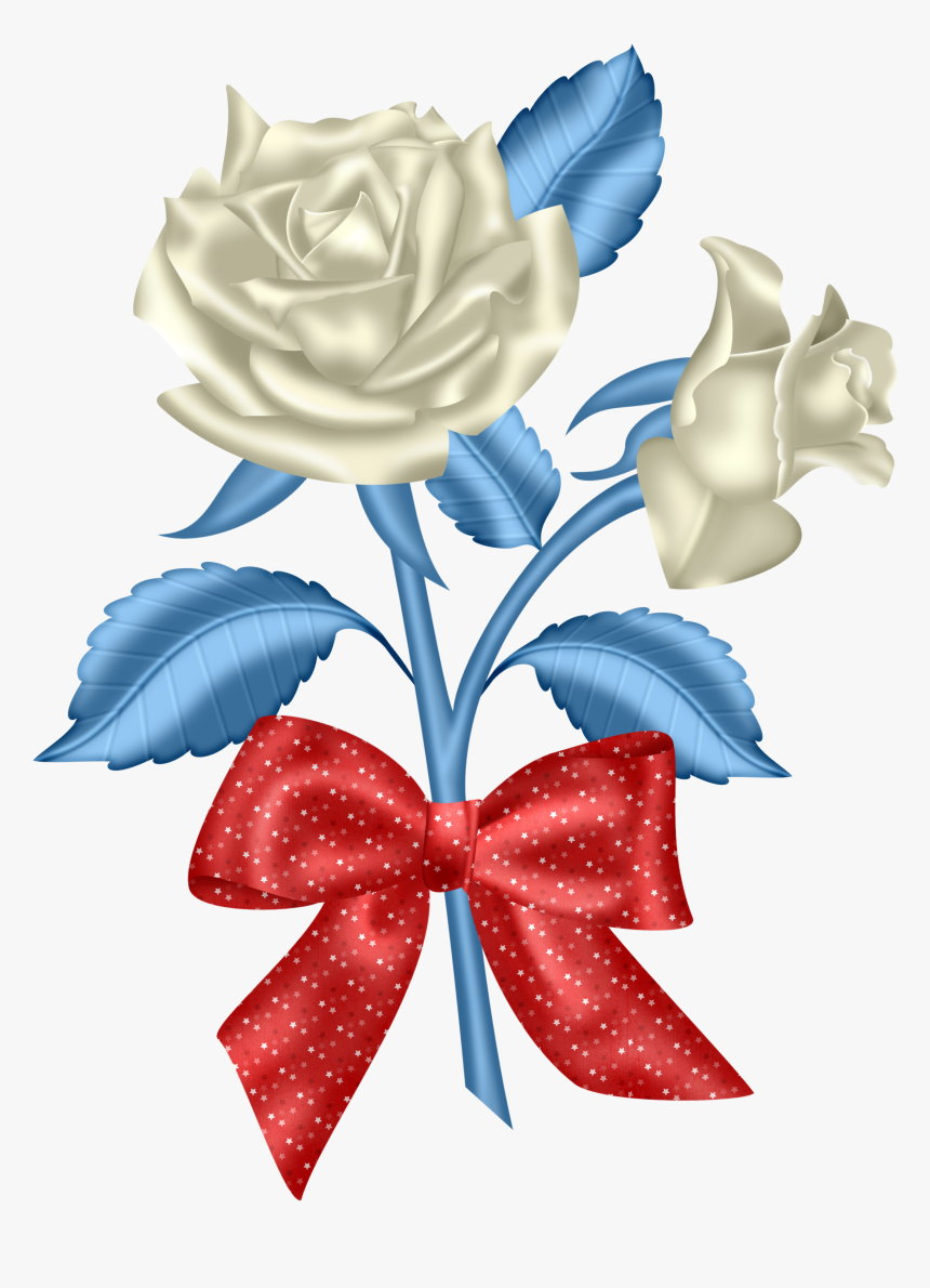 Blue Rose Clipart Red Rose - Clipart Rose Beautiful Flowers, HD Png Download