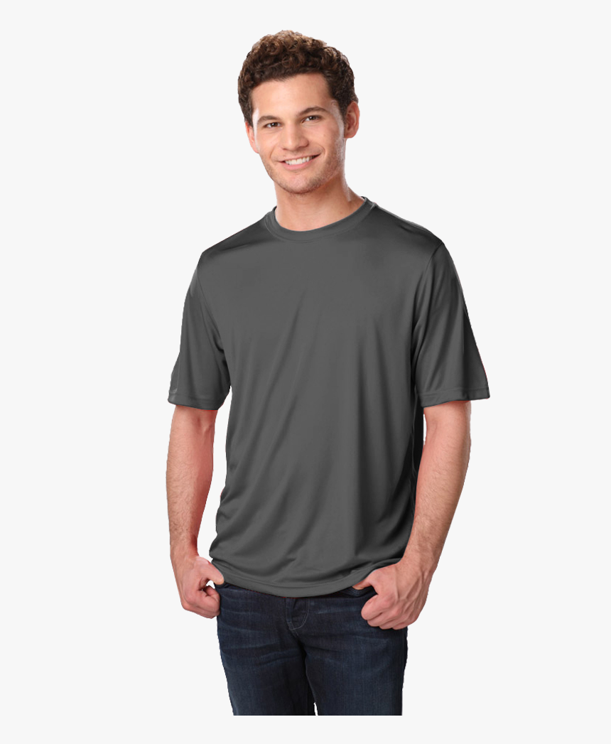 Adult Solid Wicking T - Iron Man Red T Shirt, HD Png Download