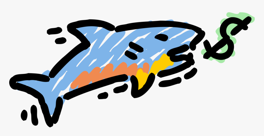 Vector Illustration Of Marine Aquatic Shark Fish Bite, HD Png Download