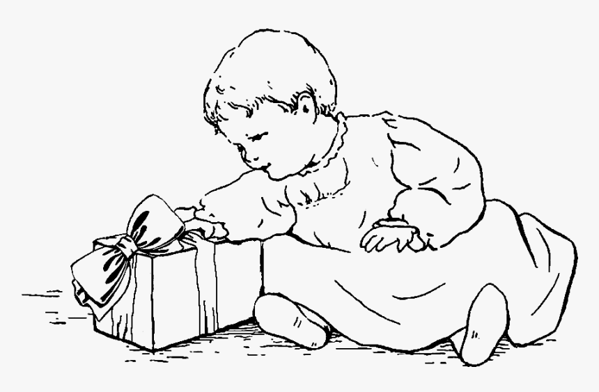 Baby Birthday Clip Art Digital - Sketch, HD Png Download