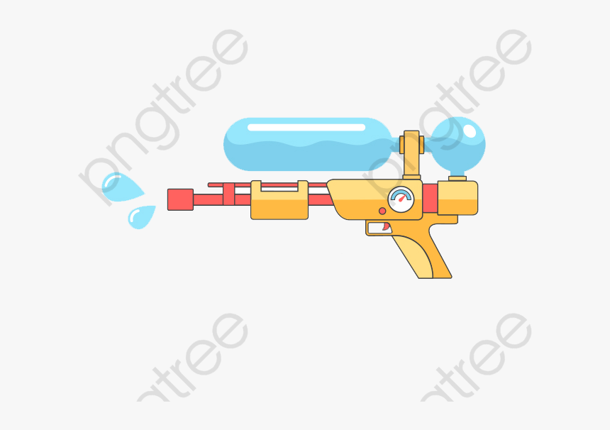 Water Gun, Water Clipart, Gun Clipart, Foreign Creative - Trigger, HD Png Download