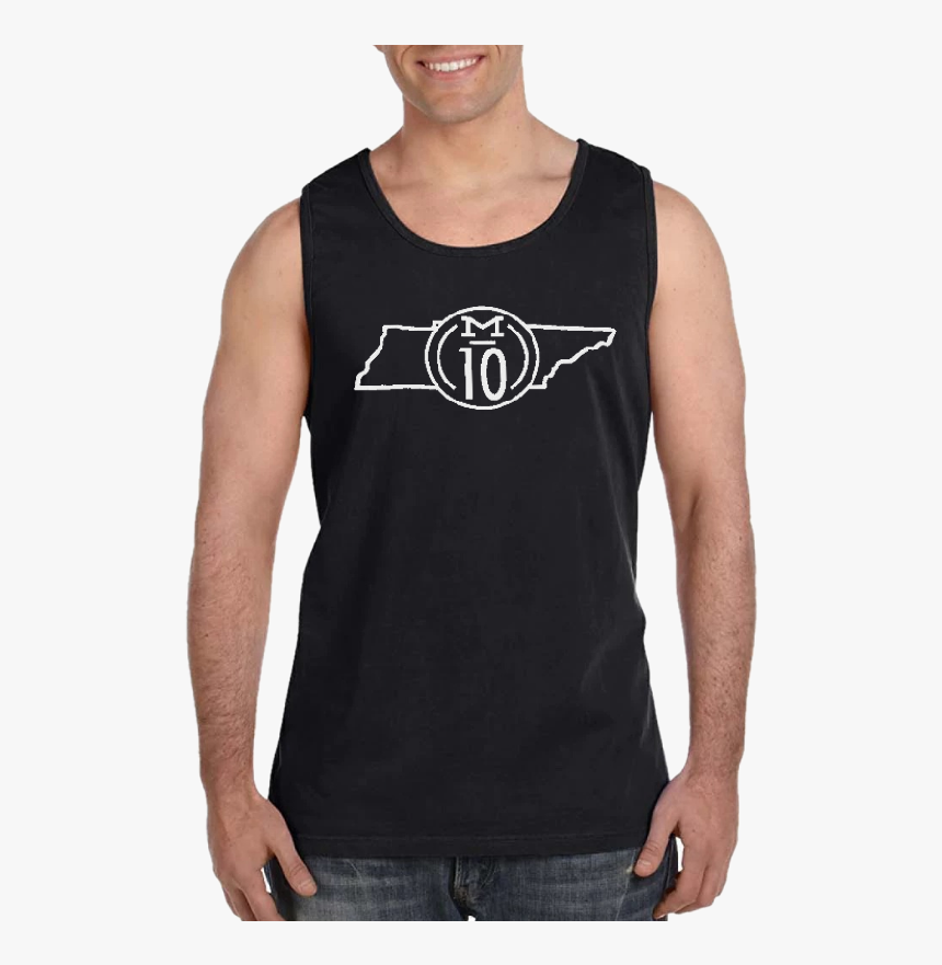Mitchell Tenpenny Unisex Garment Washed Black Tank - Comfort Colors Boysenberry, HD Png Download