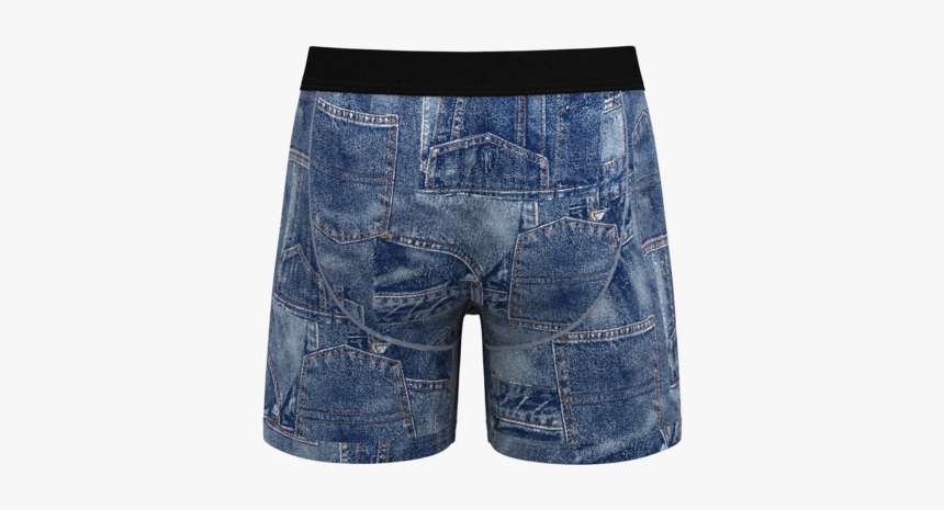 Men S Boxer Brief Denim Jeans 
 Itemprop Image , Tintcolor - Pocket, HD Png Download