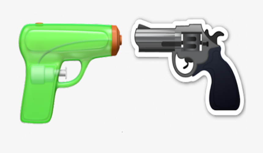 Iphone Gun Emoji Transparent, HD Png Download