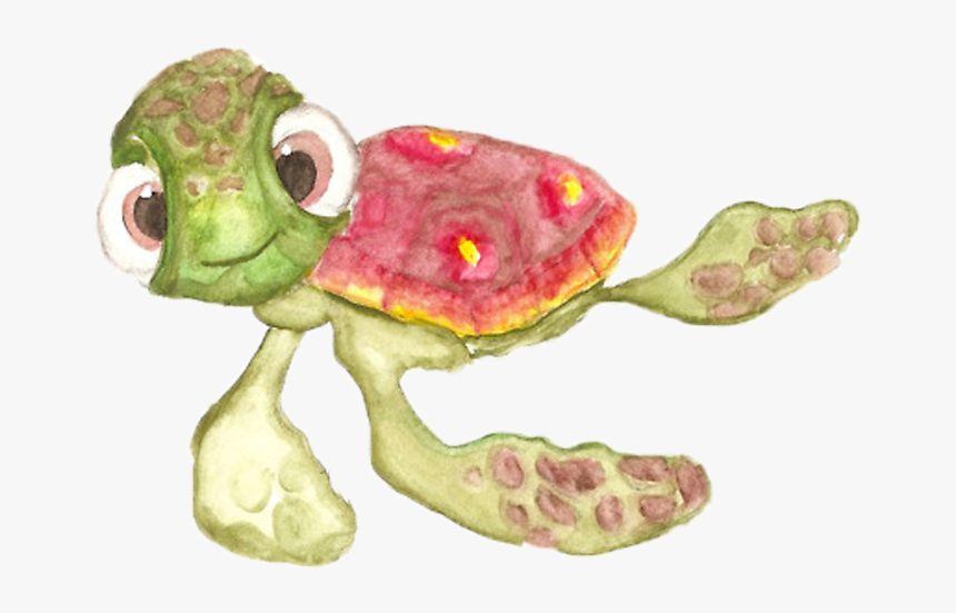 Drawing Watercolor Tortoise, HD Png Download
