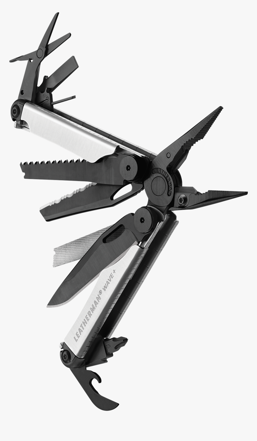 Black And Silver Wave Plus, HD Png Download