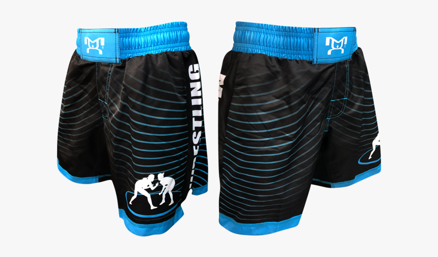 Womens Blue & Black Wave Short 
 Title Womens Blue - Underpants, HD Png Download