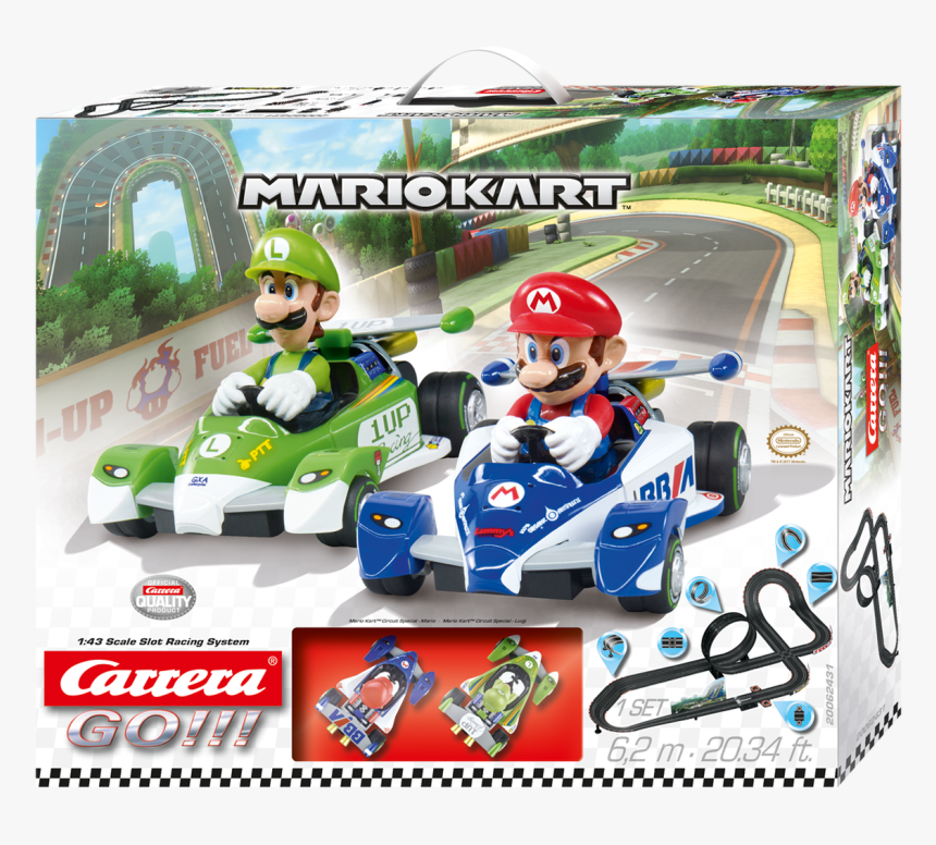 62431 Carrera Go Mario Kart - Mario Kart Carrera Race Track, HD Png Download