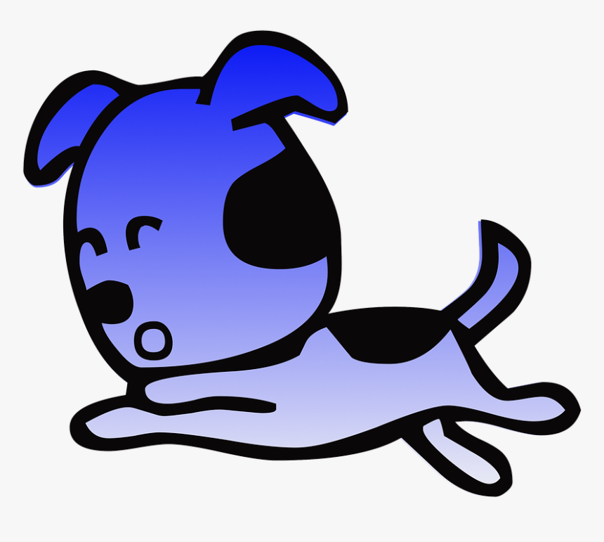 Dog Jumping Sign Cartoon, HD Png Download
