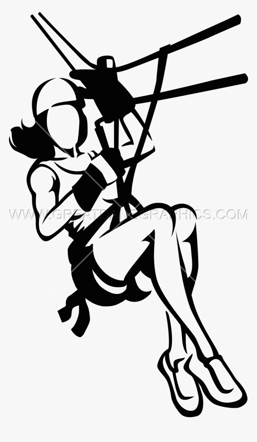 Thumb Image - Easy Zip Line Drawing, HD Png Download